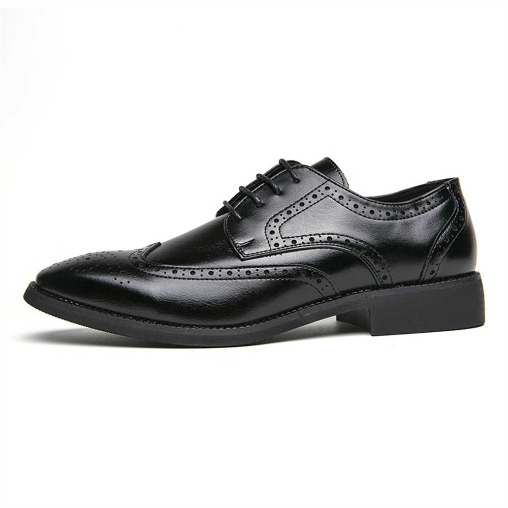 Men Shoes Elegant - Brown Non-slip Sole Blue Sports Shoes