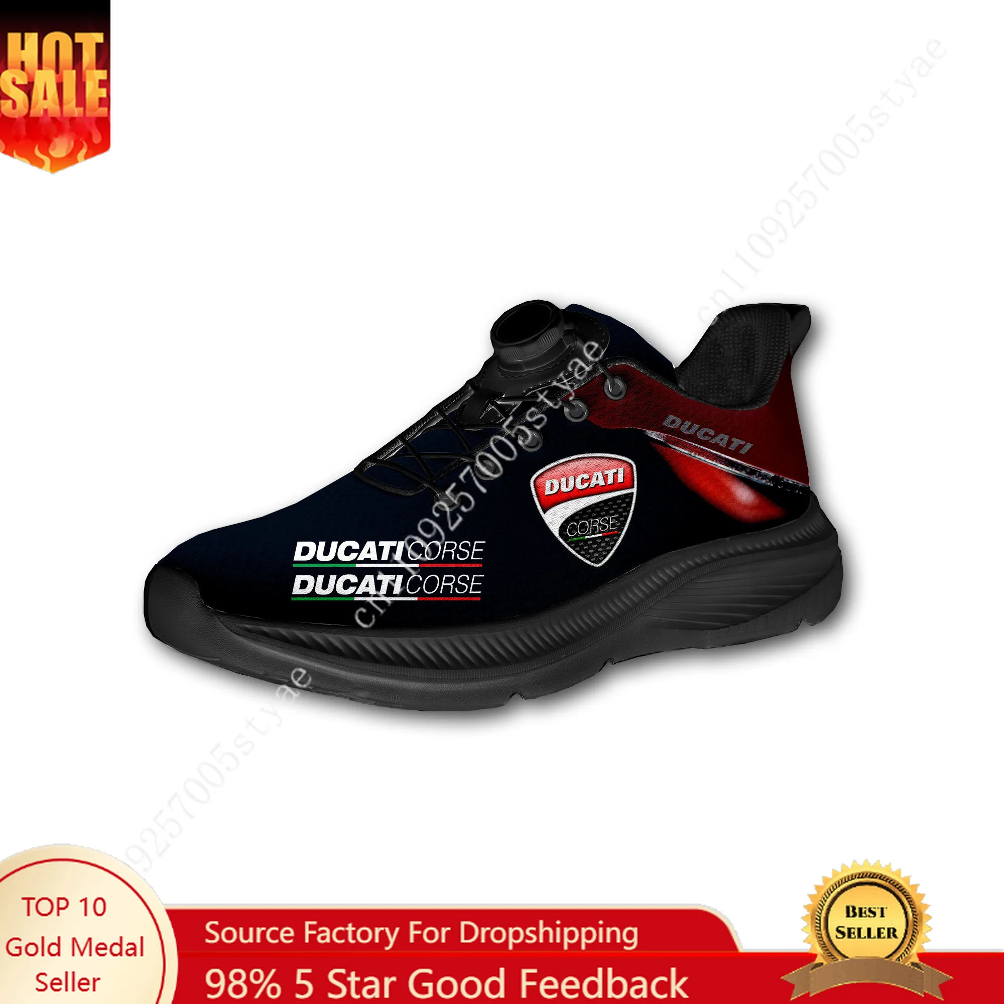 Men Shoes Sneakers - Italian Motorcycles Custom Walking Shoes Men