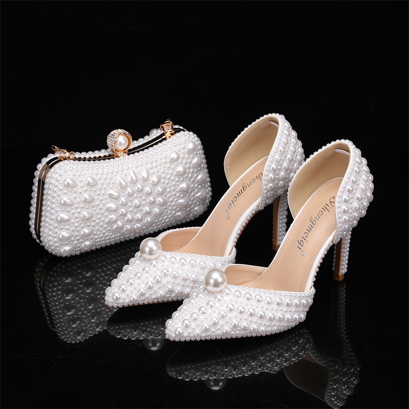 Men Shoes Elegant - Bag and Shoe Set for Women