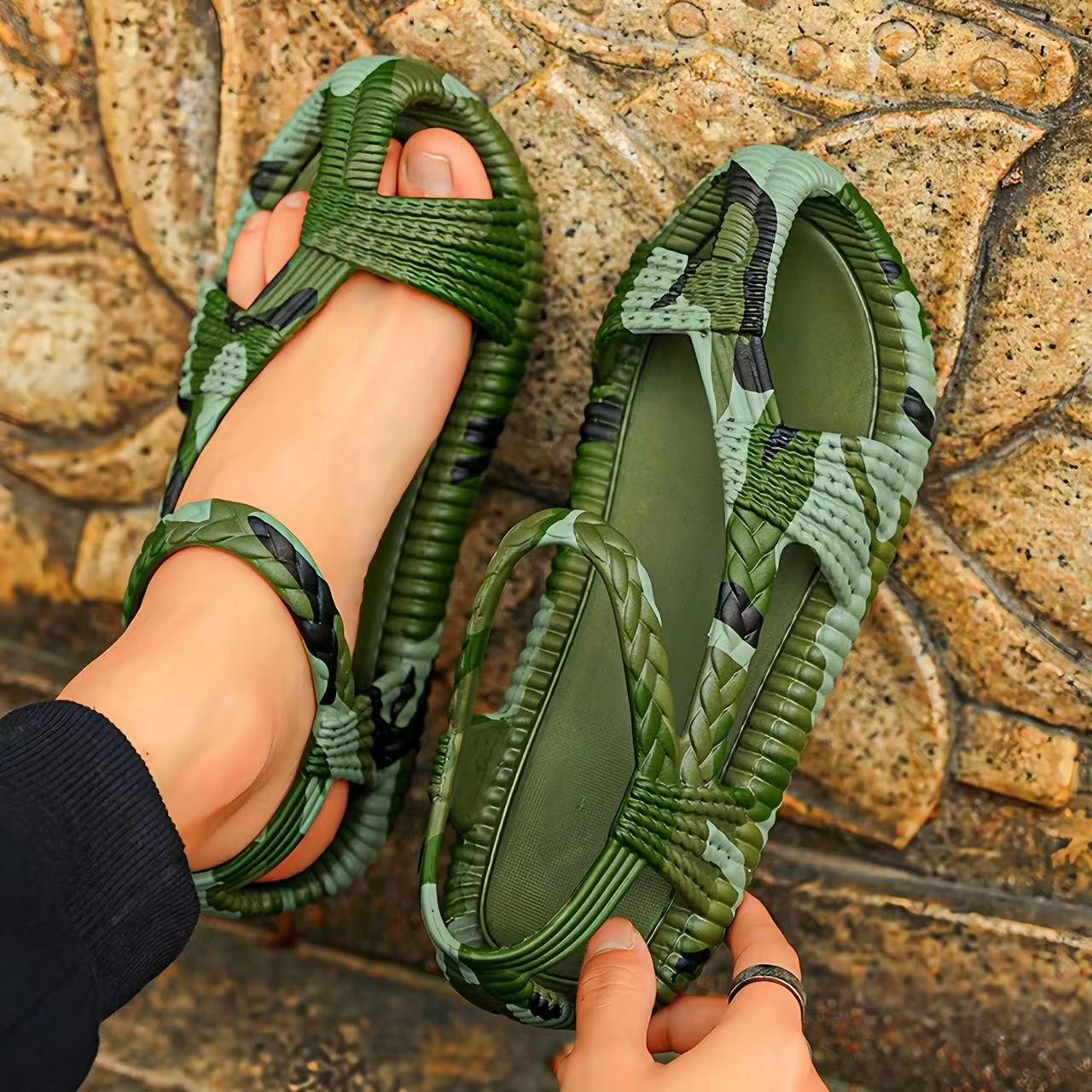 Men Shoes On Cloud - 2025 Retro Men Sports Sandals Summer
