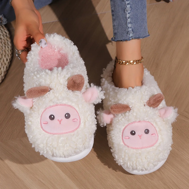 Men Shoes Winter - Winter Lovely Little Sheep Slippers For