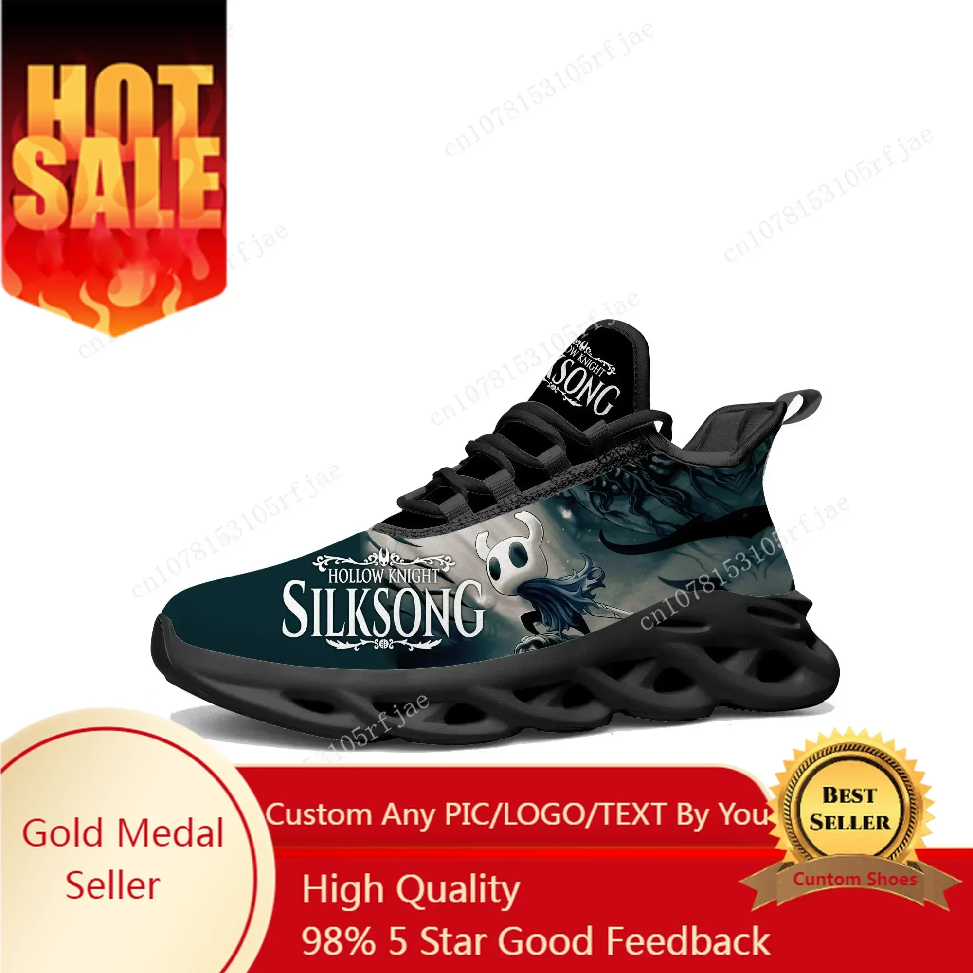 Men Shoes Sneakers - Cartoon Game Ghost Hollow Knight Flats