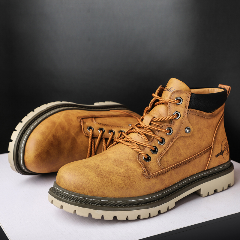 Men's High-Top British Style M - đánh giá và giá Men'S Shoes For Work