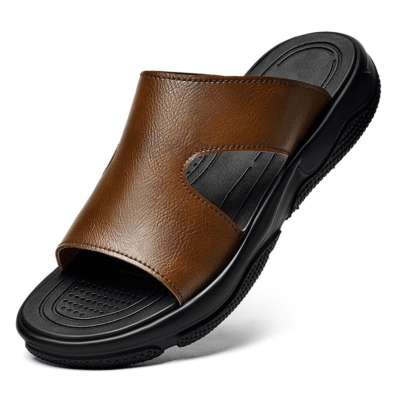 Men's Leather Slide Sandals No - đánh giá và giá Men'S Shoes Hugo Boss