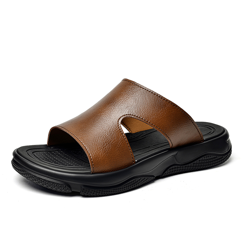 Men's Leather Slide Sandals No - đánh giá và giá Men'S Shoes Hugo Boss