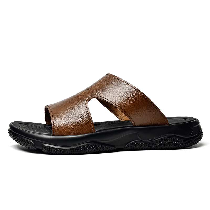 Men's Leather Slide Sandals No - đánh giá và giá Men'S Shoes Hugo Boss