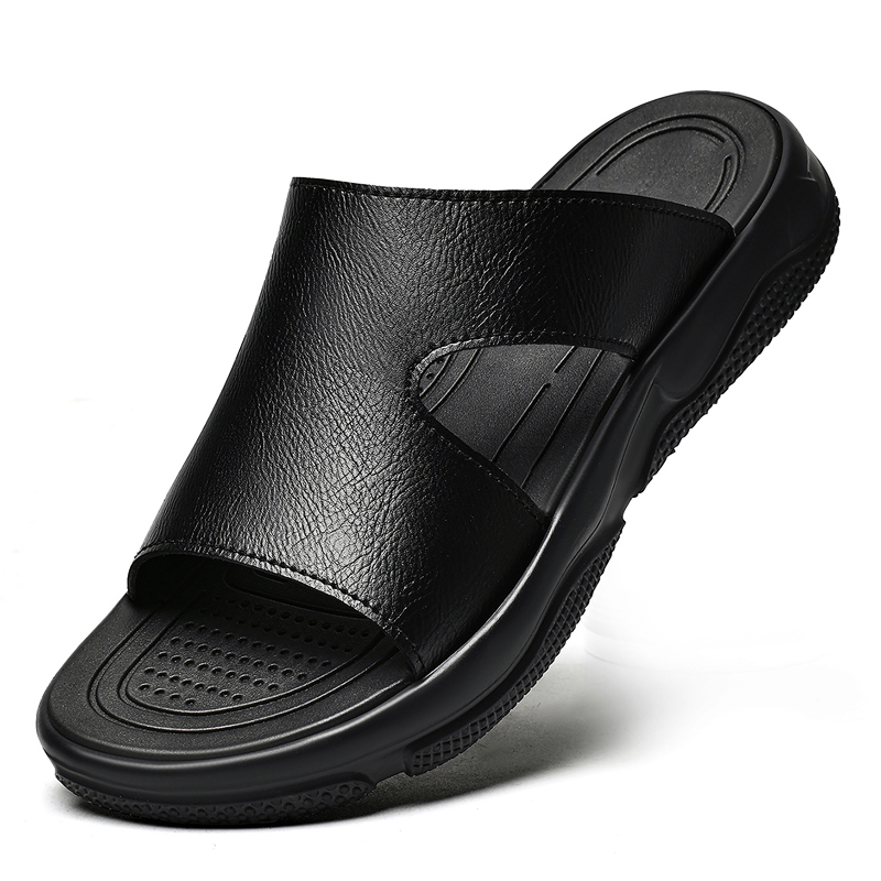 Men's Leather Slide Sandals No - đánh giá và giá Men'S Shoes Hugo Boss