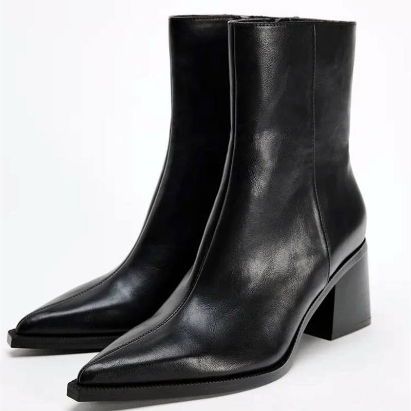 Chunky Heel Soft Leather Chels - đánh giá và giá Chelsea Boots Suede