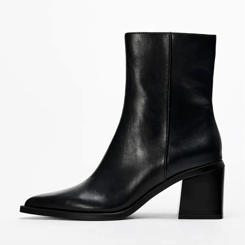 Chunky Heel Soft Leather Chels - đánh giá và giá Chelsea Boots Suede