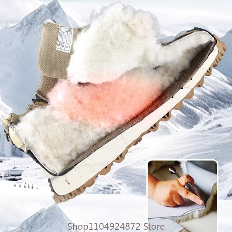 Winter Warm Wool Cotton Shoes  - đánh giá và giá Men'S Shoes Hugo Boss