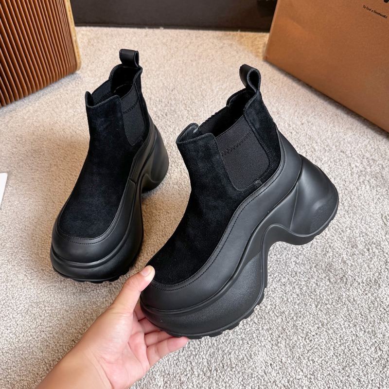Ankle Boots for Women's Flats  - đánh giá và giá Chelsea Boots Suede