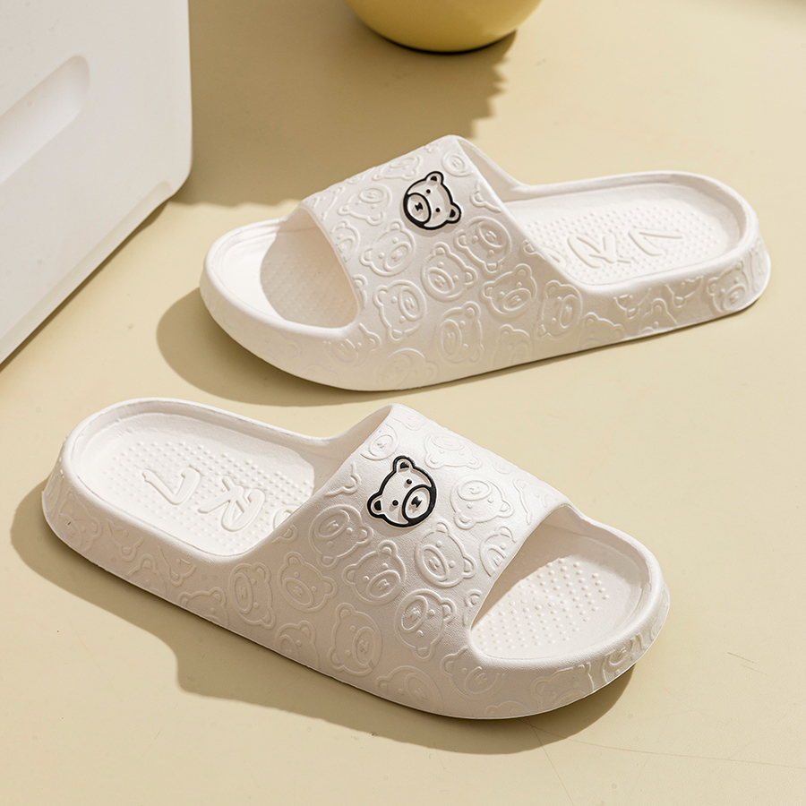Printting Cute Bear Women Slip - đánh giá và giá Men Shoes Size To Women