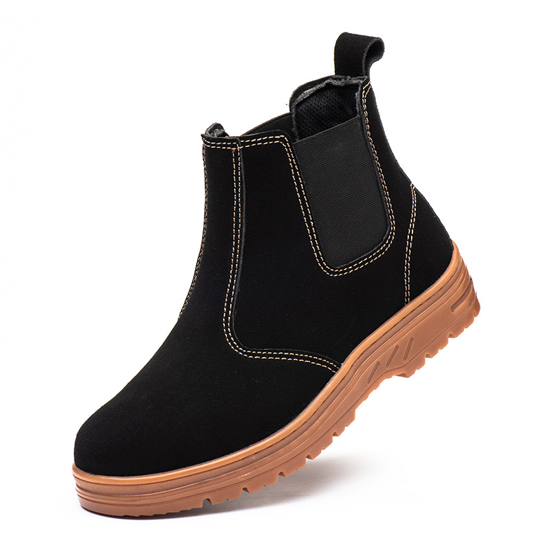 men fashion steel toe cap work - đánh giá và giá Chelsea Boots Suede