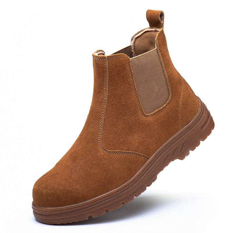 men fashion steel toe cap work - đánh giá và giá Chelsea Boots Suede
