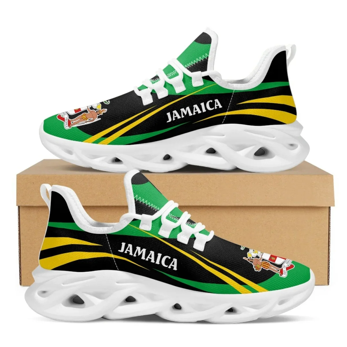 Jamaica Flag Print Shoes Men S - đánh giá và giá Men Shoes Trainers
