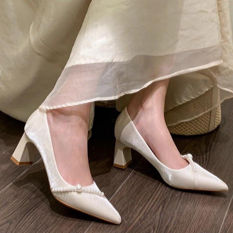 Elegant Pearl Embellished Poin - đánh giá và giá Men Shoes Elegant
