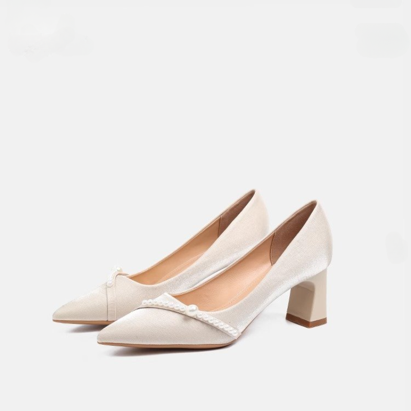 Elegant Pearl Embellished Poin - đánh giá và giá Men Shoes Elegant