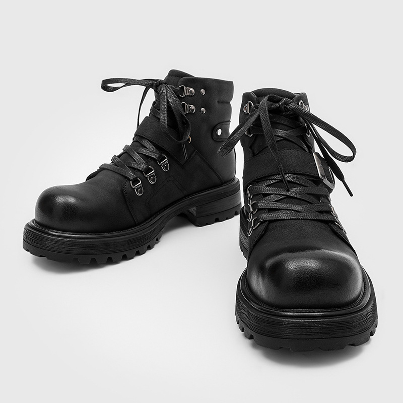 Brand Men Leather Boots Motorc - đánh giá và giá Men Shoes Brand