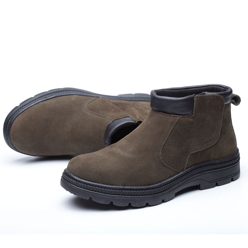 men casual safety boots cow su - đánh giá và giá Chelsea Boots Suede