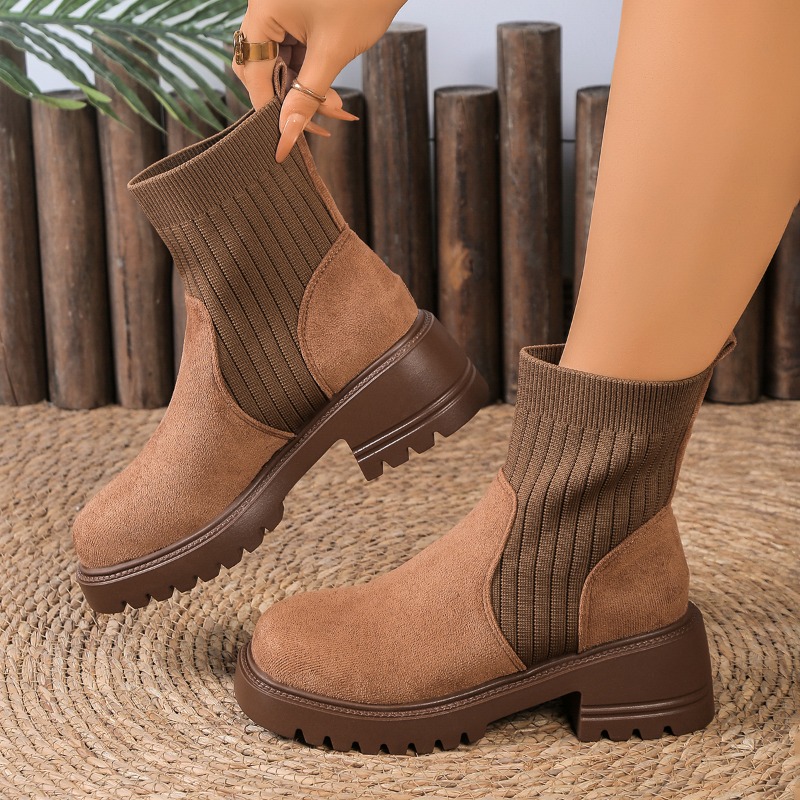 2025 Autumn Winter Fashion Wom - đánh giá và giá Chelsea Boots Suede