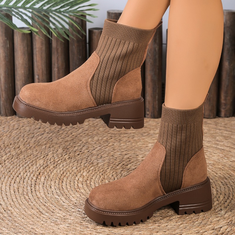 2025 Autumn Winter Fashion Wom - đánh giá và giá Chelsea Boots Suede