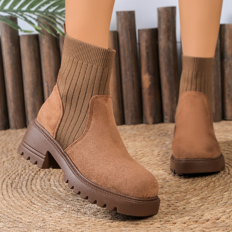 2025 Autumn Winter Fashion Wom - đánh giá và giá Chelsea Boots Suede