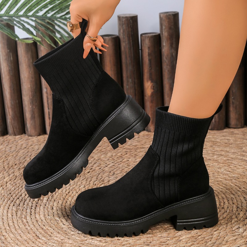 2025 Autumn Winter Fashion Wom - đánh giá và giá Chelsea Boots Suede
