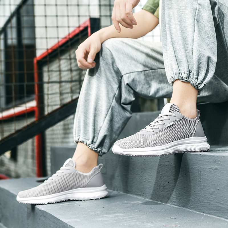 Mesh Men Shoes Lace-up Casual  - đánh giá và giá Men Shoes Trainers